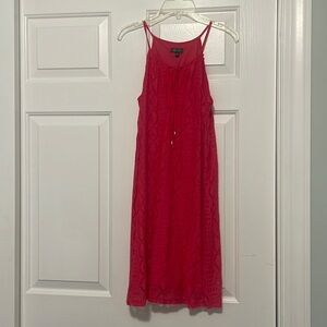 Juniors pink dress